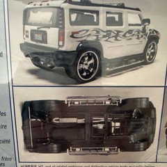 Revell Hummer H2 California Wheels Edition 1/25 Scale Open Box Sealed Parts