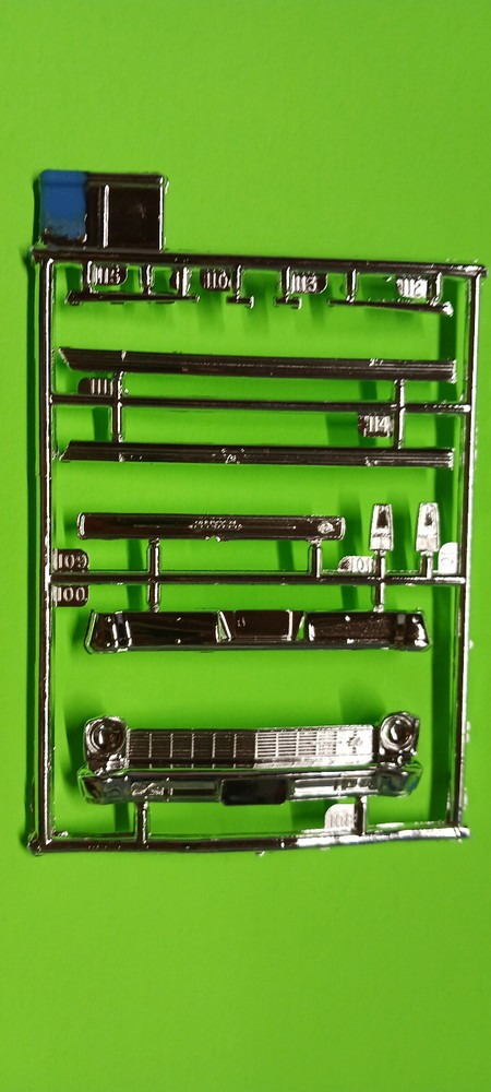 1966 Nova SS 1/25 Pro Street Chrome Grill Bumpers Tail Lights Model Car Parts