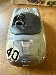 Vintage Revell Motorized Competition Porsche 1/24 Built Model Kit with Box