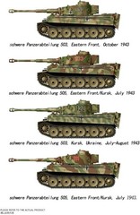 GermanArmy Tiger Early Production Full Interior Kursk Tank Model kit TKOUSNO-006