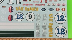 1937 Chevy 1/25 AMT Waterslide Decal Sheet Vintage Style Sponsor Stovebolt