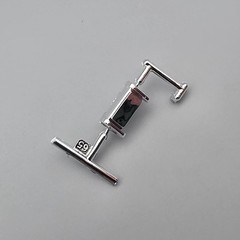 Revell 1/25 Cadillac Lowrider 85-4438 Parts Chrome Front Plate Bracket