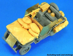 1/35 Resin Figure Willys MB US Army WWII Jeep Applique Armor Set (no car)