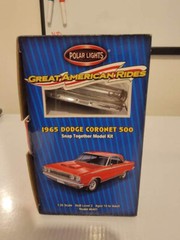 Polar Lights 1965 Dodge Cornet Hardtop 500 Snap Together Plastic Model Kit #6401
