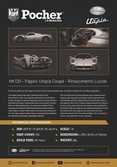 Pocher HK120 1/8 Pagani Utopia