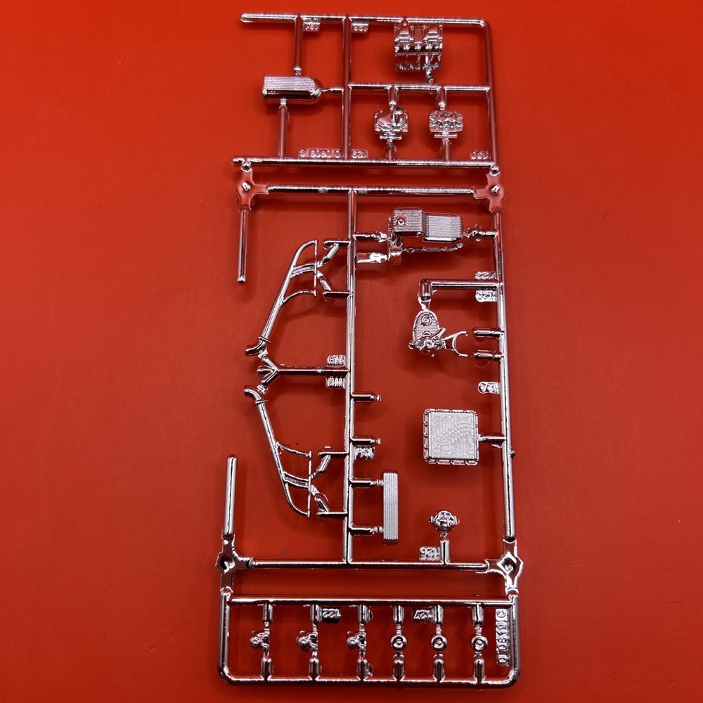 1929 Ford Model A Chrome Headers Supercharger Scoop Model Parts 1:25 New 6