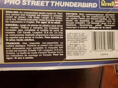 Hot Rod Matt and Debbie Hay’s Pro Street Thunderbird 1:25 Kit 7440 New Open Box