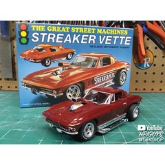 MPC: 1:25 Scale Model Kit – 1967 Chevy Corvette Stingray Streaker Vette