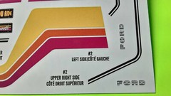 1977 E150 Ford Van Cruising 1/25 Waterslide Decal Sheet Custom Graphics MI Plate
