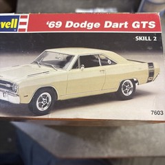 1995 Revell 1:25 Scale Sealed Model Kit ‘69 Dodge Dart GTS Skill Lvl 2 Kit #7603
