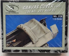 Royal Model Diorama 1/35 Canvas Cover 376 WW2 German Sd.Kfz 251 Ausf C Halftrack