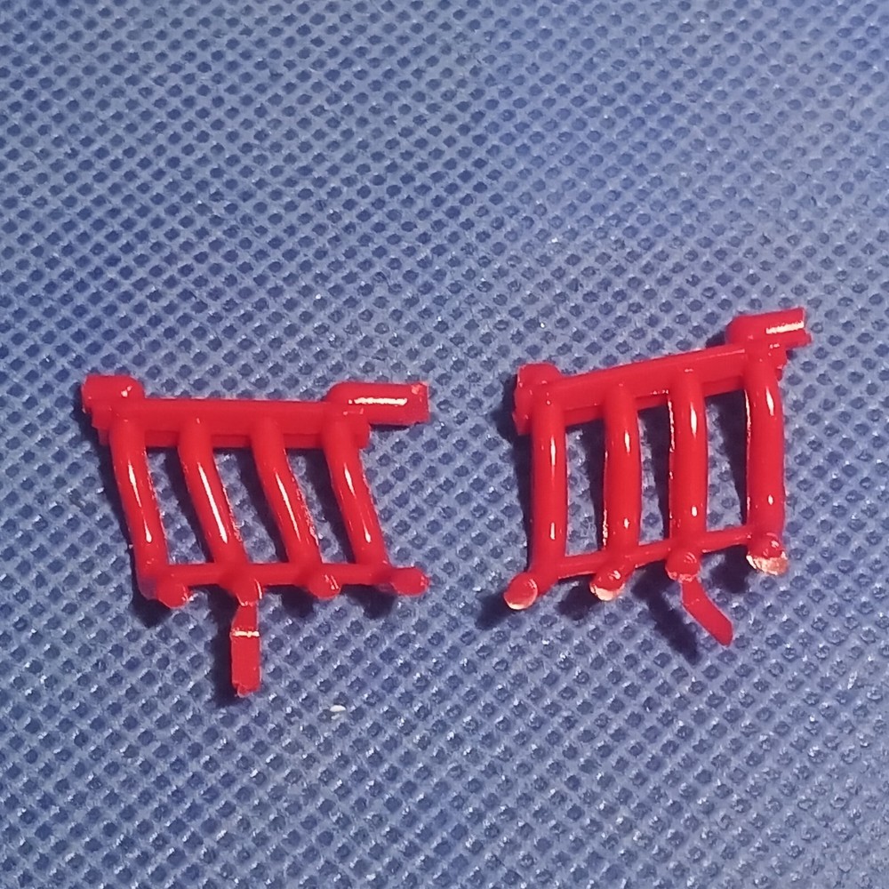 🌟 Weed Burner Headers Little Red Wagon 1:25 Scale 1000s Model Car Parts 4 Sale