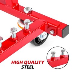 Rolling Engine Cradle Stand with Wheels, Steel Construction, Built in Hardware