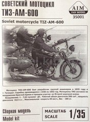 AIM 35001 TIZ-AM-600 soviet motorcycle – 1/35 model kit