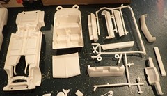 AMT 62 Pontiac Bonnieville model kit original 60s 3 in 1 unbuilt screw bottom