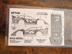 1/25 #6 KYLE LARSON FLO RACING DIRT LATE MODEL DECALS