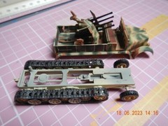 Hasegawa 1/72 Sd.Kfz 7 8 Ton Half Track with 20mm Quad Machine Gun
