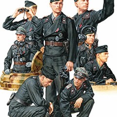 Tamiya USA TAM35354 1/35 Wehrmacht Tank Crew Set