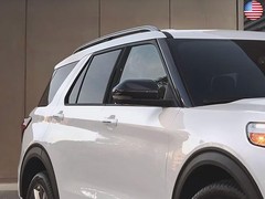 Rvinyl Pillar Post Pre Cut Window Trim Kits in Gloss Black Compatible with Ford
