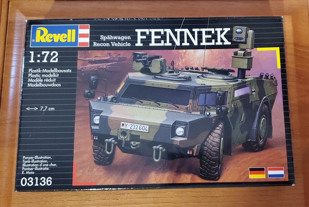 Revell 1:72 Spahwagen FENNEK Recon Vehicle 3136 Factory Sealed