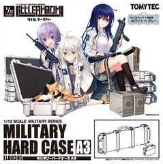 TOMYTEC 1/12 Little Armory Military Hard Case A3 White x Gray Model Kit ✨USA