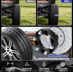 6×5.5 Wheel Spacers Fit for Tahoe, Avalanche, Yukon XL, Frontier Pro-4X, 1 inch