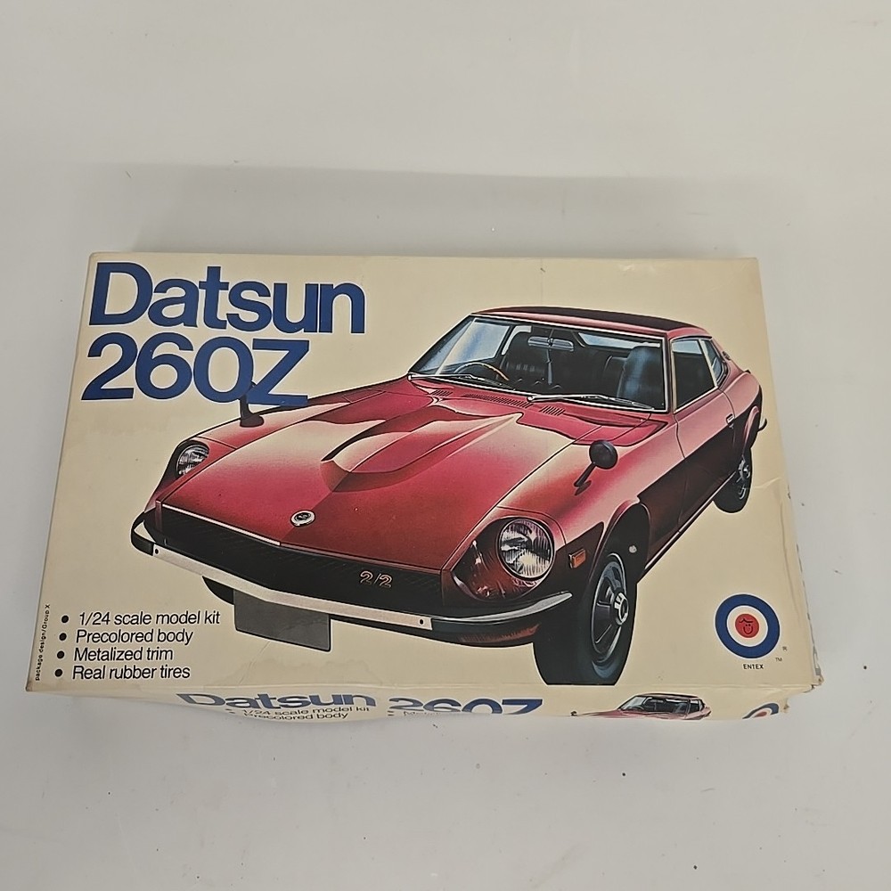 Vintage 1/24 ENTEX DATSUN 260Z No. 9008D NEW Open Box 1970s