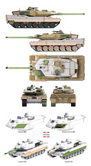 Border 1/72 German Leopard 2 A5/A6 TK7201