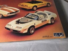 Vintage 1/25 MPC ERTL INDY PACE CAR SET CORVETTE CAMARO FIREBIRD NOS SEALED 1987