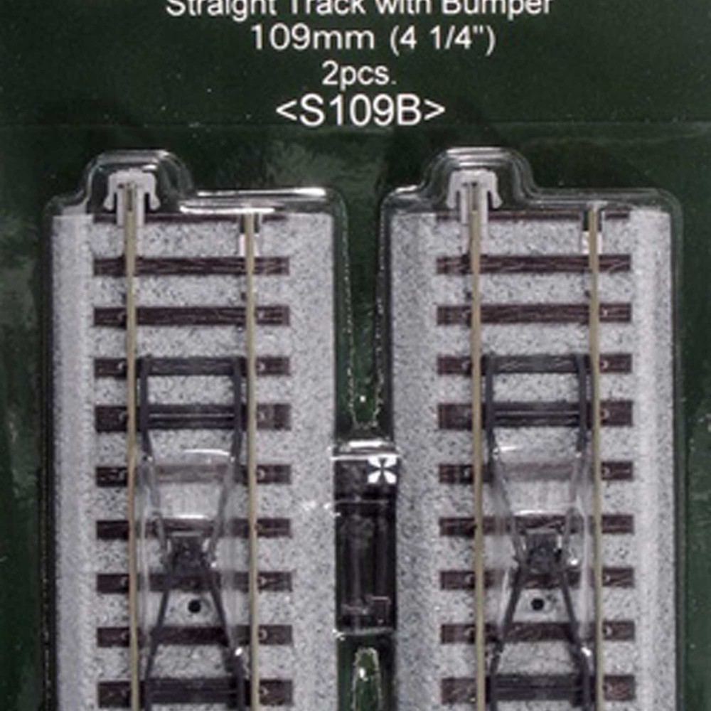 Kato USA Inc. HO 109mm 4 1/4″ Straight Bumper 2 KAT2170 HO Track