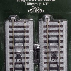 Kato USA Inc. HO 109mm 4 1/4″ Straight Bumper 2 KAT2170 HO Track