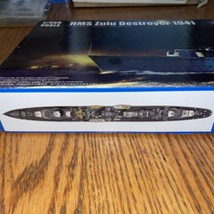 Trumpeter 1/350 05332 HMS Zulu Destroyer 1941- LOOK -Started & Ready To Finish !