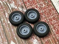 1/24 Scale: 15-inch “1963 Corvette Kelsey Hayes” Resin model car wheels/tires