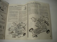 Vintage AMT 1929 Ford Model A Trophy Series Double Original Model Instructions