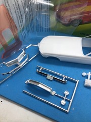Ford LongNose Mustang Hard BODY W Tinted Glass Slot Car? 1:25 LBR Model Parts