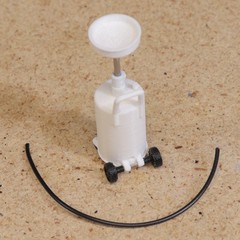 1/24-1/25 Scale Lift Oil Drain Pan Kit for Model Car Shop, Garage, Diorama
