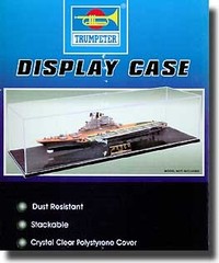 Trumpeter 09801 Showcase for 1:700 Ships 19.6L x 5.8W x 4.5H Black Base