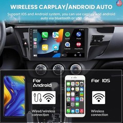 Car Radio Stereo with HiFi Audio for Toyota Corolla 2014-2017 with Wireless