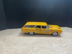 AMT 1965 CHEVROLET CHEVELLE SUPER STOCK DRAG WAGON CUSTOM BUILT MODEL