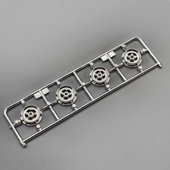 Revell 85-4446 85 Oldsmobile 442/FE3-X Parts Kit Bash Chrome Racing Wheels