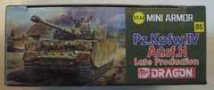1/144 Pz.Kpfw. IV Ausf.H Late Production Dragon Mini Armor #14108 Sealed MIUB