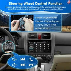 4GB+64GB 5G WiFi Car Stereo for Honda CRV 2007-2011 Radio with Wireless CarPlay