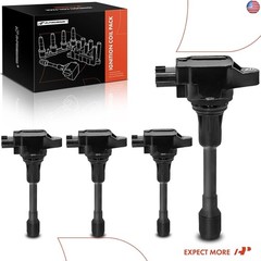 A-Premium Engine Ignition Coil Packs Compatible with Nissan Altima Rogue Sentra