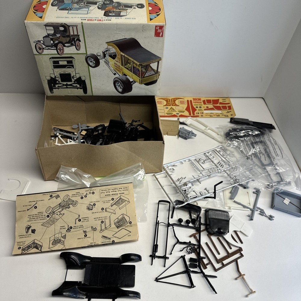 AMT ’25 T Fruitwagon T329 Built 1/25 Original 1969 Issue Model HOT ROD Show Rod
