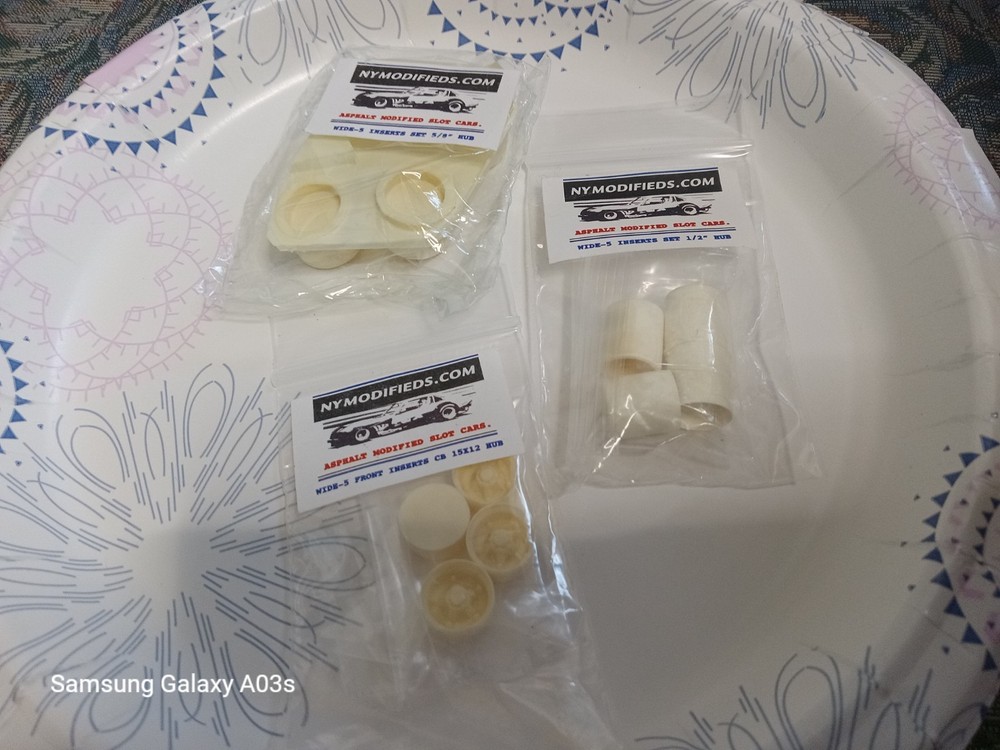 LOT OF 3 3D Printed 1:32 Scale Resin Rims for 1/32 SLOT CARS