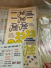 Large Lot of Nascar Model Car Water Slide Decals – Sponsors, Drivers, Goodyear