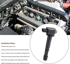 Set of 4 Ignition Coil Pack Spark Plugs Fits for Honda Accord CRV Civic SI