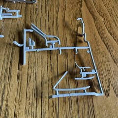 Built Model Car, 1997 Revell Stock Car STARTED, INCOMPLETE, MODIFIED