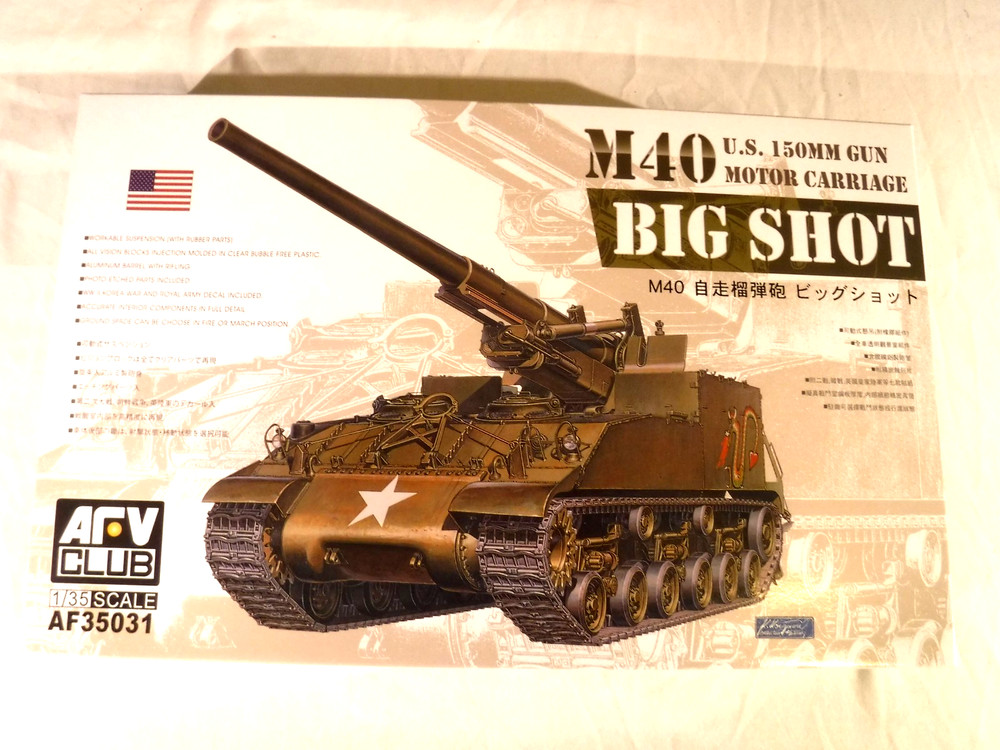 1/35 AFV Club US Army M40 US 150mm Big Shot PE & Clear Parts Metal Barrel #35031