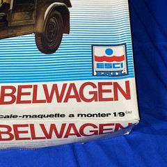Ertl ESCI VW Typ82 Kubelwagen 7009 1/9 Model Kit Complete